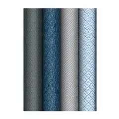 Бумага упаковочная "Strict" 70*100см в рулоне, фото №1