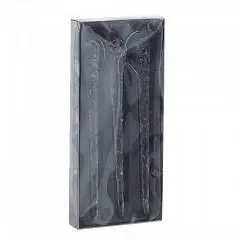 Набор украшений стекло "Сосулька" , L2 W2 H20 см, фото №1