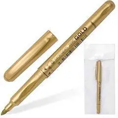 Маркер лаковый CENTROPEN круг., 1,8 мм, золотой, фото №1