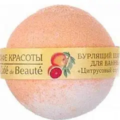 Бурлящий шар д/в Кафе Красоты Цитрусовый сорбет 120г, фото №1