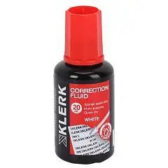 Корректирующая жидкость "Klerk" 20мл, губка, фото №1