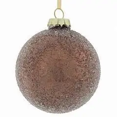 Шар елочный стекло D8 см, фото №1