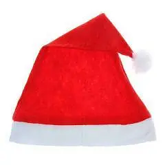 Колпак новогодний простой, красный, фото №1