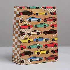 Сумка подарочная «Авто» 18*23*8 см, фото №1