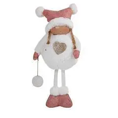 Кукла Девочка с шаром 42см светодиодное ЛЬДИНКА 217525 белый, фото №1