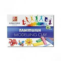 Пластилин 8цв 160гр Луч Классический, фото №1