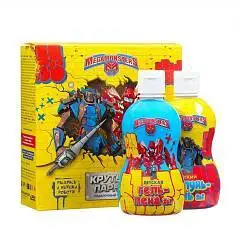 Подарочный набор Крутые парни (Шамп-гель 250мл+Гель-пена 250мл), фото №1