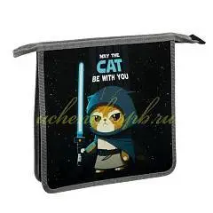 Папка  А5 ArtSpace "Cat with you" пластик на молнии, фото №1