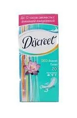 Прокладки ежедн Discreet Deo Water Lily Multiform 20шт, фото №1