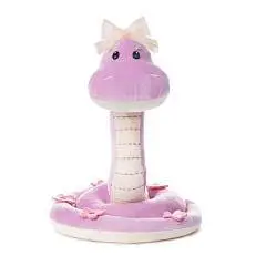 Игрушка мягкая Maxitoys Змейка Дафна фиолетовая 24см, фото №1