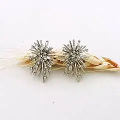 Серьги (Бижутерный сплав, Куб. циркон), фото №1