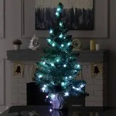 Гирлянда 5м "Роса" серебристая нить, 50 LED, упр.приложен, USB, фото №1