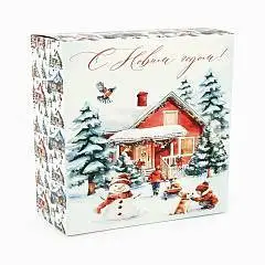 Коробка подарочная складная «С Новым годом», 22?30?10 см, фото №1