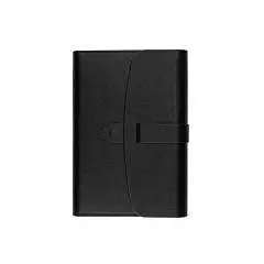 Ежедневник недат А5 "SENATE" черный с магнитным клапаном, фото №1