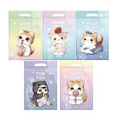 Пакет подарочный "Cute kitten" 15*22 см, зип-лок, шт, фото №1