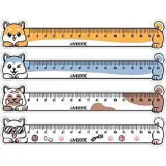 Линейка пластиковая deVENTE "DOG" гибкая, 15 см, фото №1