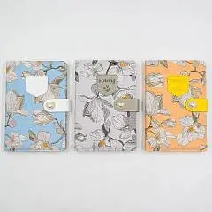 Ежедневник недат А5 "SPRING" магн.застежка, блок в КЛЕТКУ, фото №1