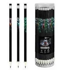 Карандаш чернографитный Роботы ассорти HB круглый, фото №1