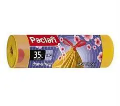 Пакеты для мусора 35л 14шт Aroma с тесьмой 15 мкр, фото №1