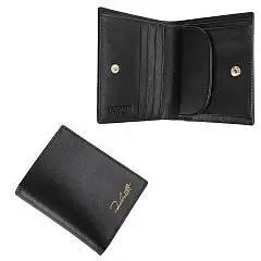 Кошелек жен. Fabretti нат.кожа, черный малый с зол. тисн., фото №1