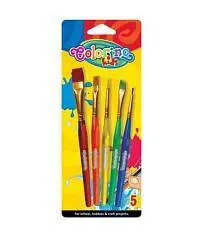 Набор кистей Colorino 5шт разноцв, фото №1