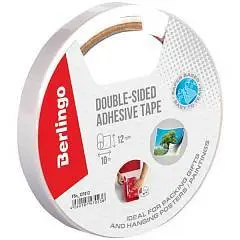 Клейкая лента двусторонняя Berlingo, 12мм*10м, фото №1