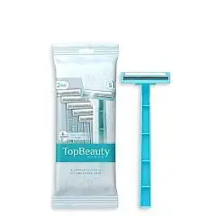 Станки одноразовые жен TopBeauty Paris 2 лезвия, 5шт, фото №1