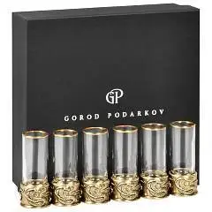 Набор "Символ мудрости" 6 стопок-патрон в подароч. упаковке, фото №1