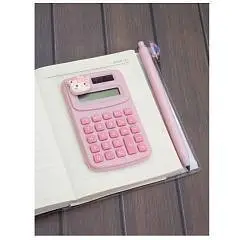 Калькулятор Smart cat 9,5*6*1см pink iLikeGift, фото №1
