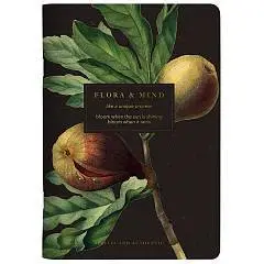 Тетрадь 40л КЛЕТКА  "Flora", инжир, фото №1