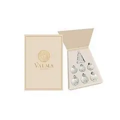 НГ украшение из фарфора со свет. подсв,н-р 7 штук, LR44*21(в ком, фото №1