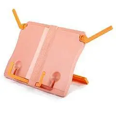 Подставка для книг Юнландия "Pink" регулируемый наклон, розовая, фото №1