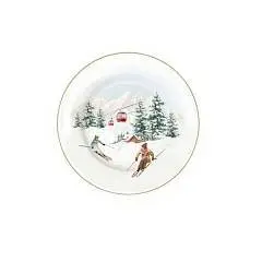 Тарелка закусочная 19см "Шале" фарф без инд уп, фото №1