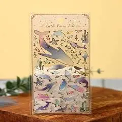 Наклейки "Sea whales" 20*9см, фото №1