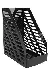 Лоток вертикальный СТАММ XXL, 160мм, черный, фото №1