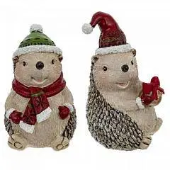 Фигурка декоративная "Ежик", L7 W6 H12 см, 2в., фото №1