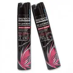 Лак д/в Прелесть Professional Эффект памяти свехсильн фикс 300мл, фото №1