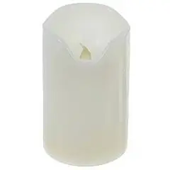 Изделие декоративное с подсв "Свеча" L7 W7 H11,5 см, фото №1