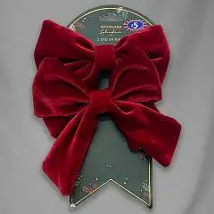 Декоративный «Бант», 16х16 см, красный, в наборе 2 шт, фото №1