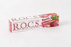 Зубная паста дет R.O.C.S. Teens Земляника 8-18 74мл, фото №1