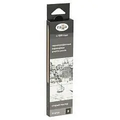 Карандаш чернографитный Гамма "Старый мастер" B, фото №1