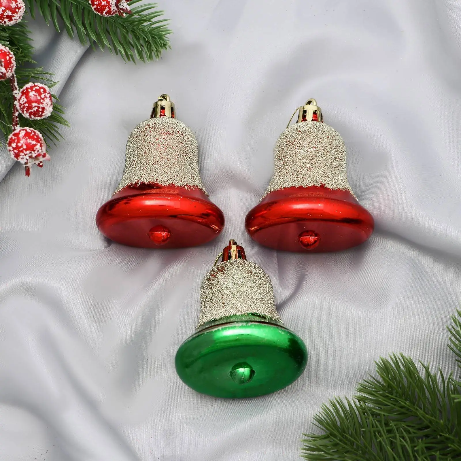 Набор украшений  "Вечерний звон" (набор 3 шт) 6,5х5,5 см, микс, фото №1