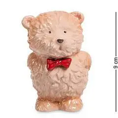 Фигурка Мишка с букетом фарфор CMS-60/4, фото №1