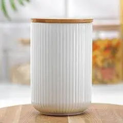 Банка для сыпучих продуктов  «Эстет», 15 см, фото №1