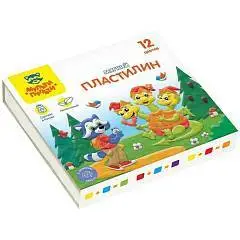Пластилин 12цв 120гр Мульти-Пульти Енот в сказке, фото №1