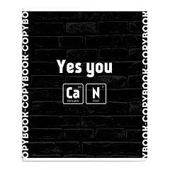 Тетрадь 80л КЛЕТКА "ЧЁРНЫЙ КОТ" гребень выб ТВИН УФ-лак, фото №1