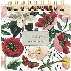 Блокнот А7 60л лин "Флора. Пионы" 90*90мм, спираль, фото №1