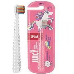 Зубная щетка дет Splat Juicy Lab Магия единорога жемчужная 5+, фото №1