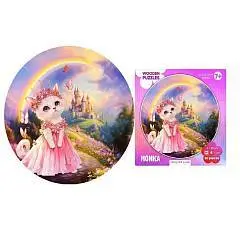 Пазл фигурный Моника 80дет 29,0*29,0см Средний 3см 7+, фото №1