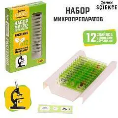 Набор для опытов «Набор микропрепаратов», растения, фото №1